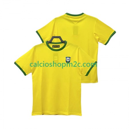 Brasile 1970 Retro Maglia Prima Manica Corta